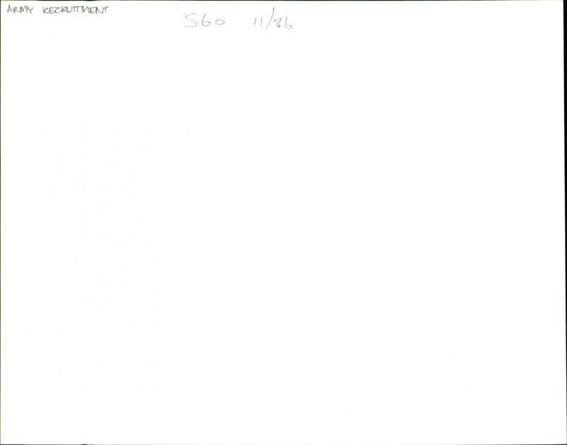 Army Recruitment - Vintage Photograph