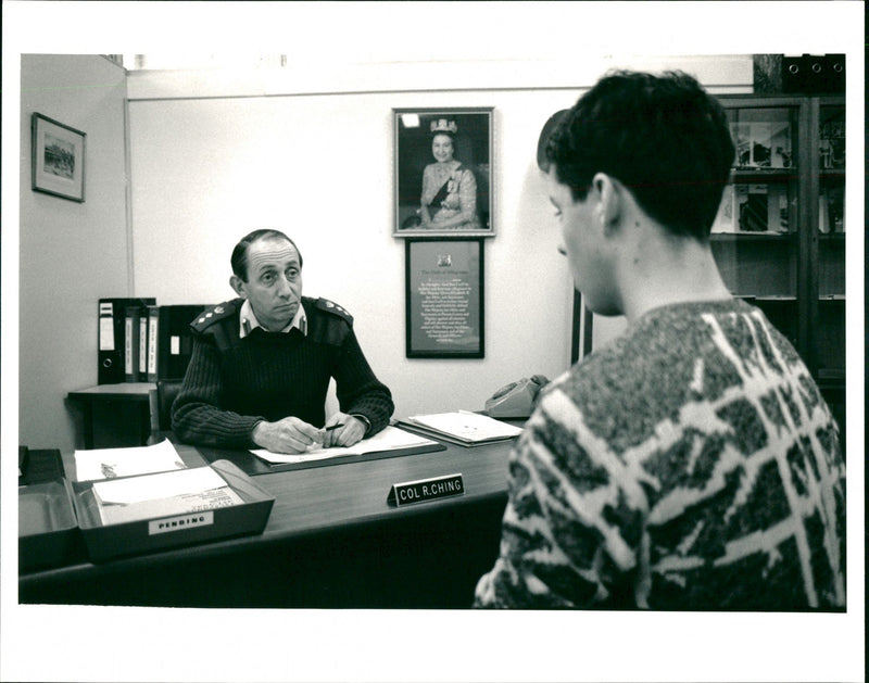 Army Recruitment - Vintage Photograph