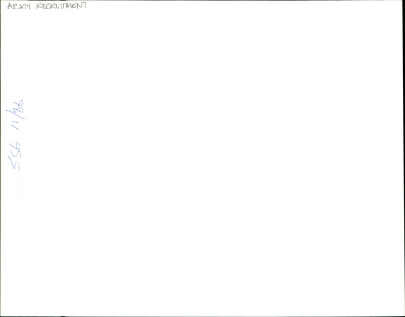 Army Recruitment - Vintage Photograph