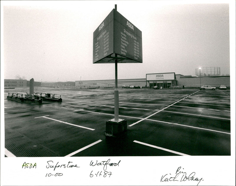 Asda Superstore - Vintage Photograph
