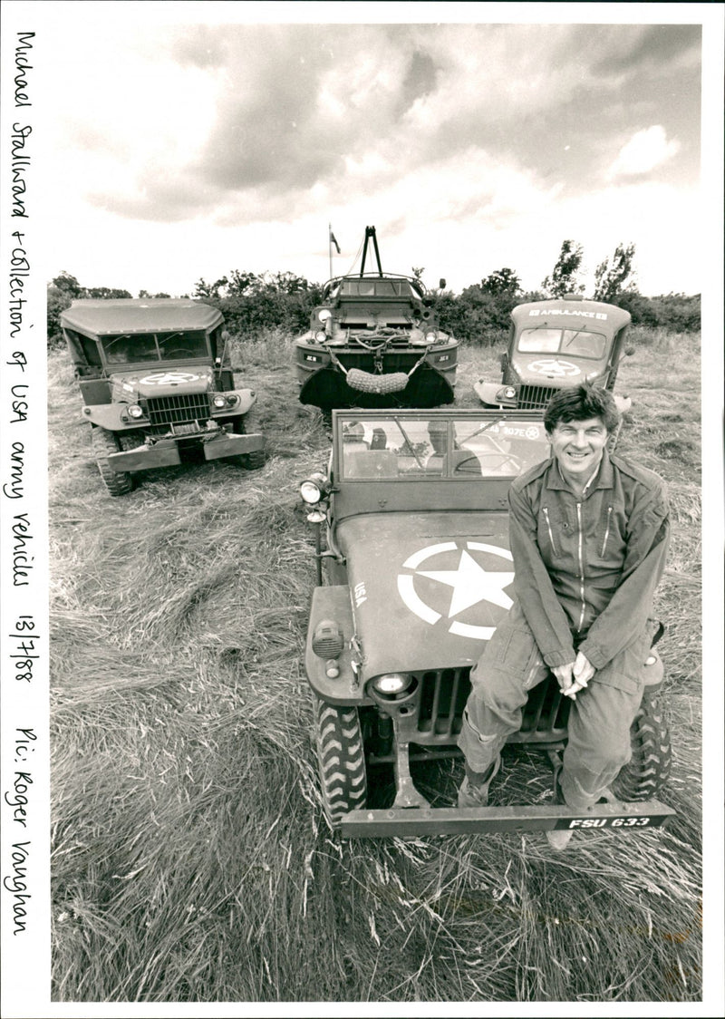 USA Army Vehicles - Vintage Photograph