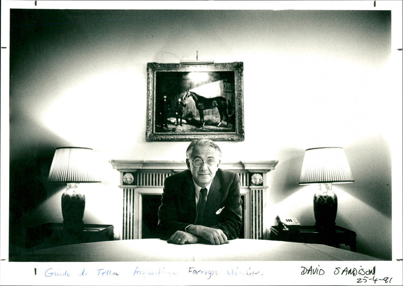 Guido di Tella - Vintage Photograph
