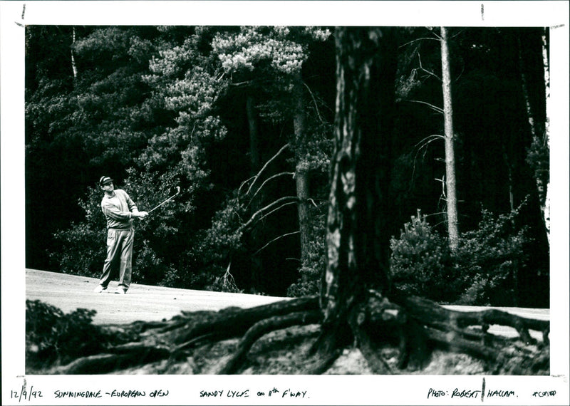 Sandy Lyle - Vintage Photograph