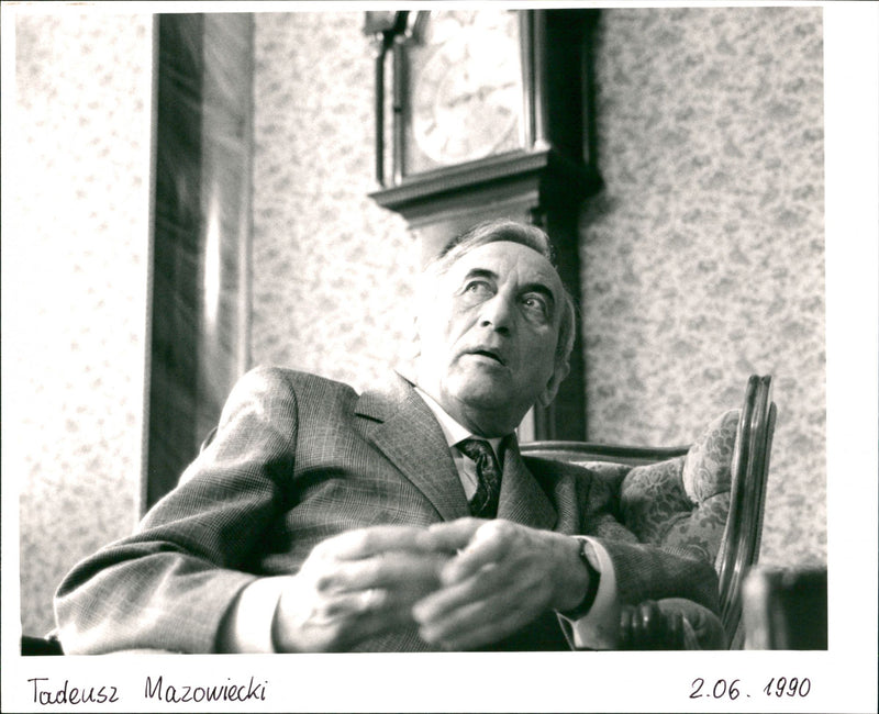 Tadeusz Mazowiecki - Vintage Photograph