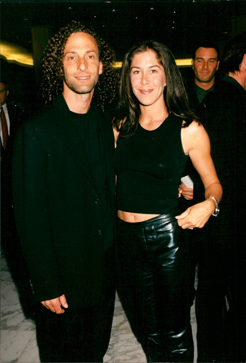 American Musician and Saxophonist Kenny G with His Wife - Vintage Photograph