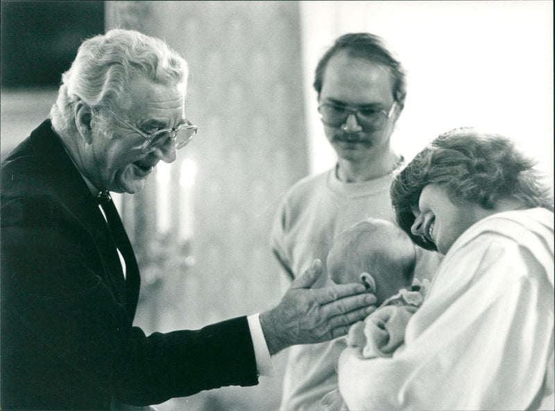 BAPTISM RELIGION BOURGEOIS GAVLE BLOOD REAL - Vintage Photograph