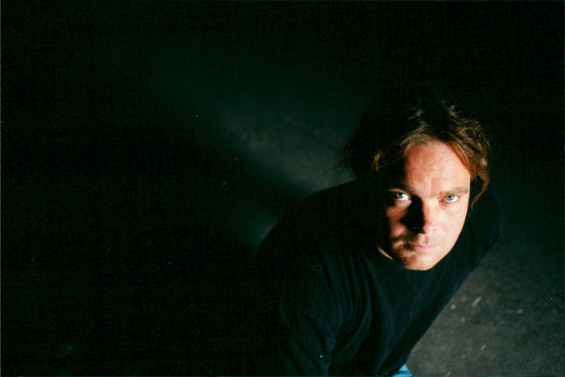 1995 TELEPHONE SWEDEN RESPONSIBLE IMAGE POET WILLIAM MICHAEL - Vintage Photograph