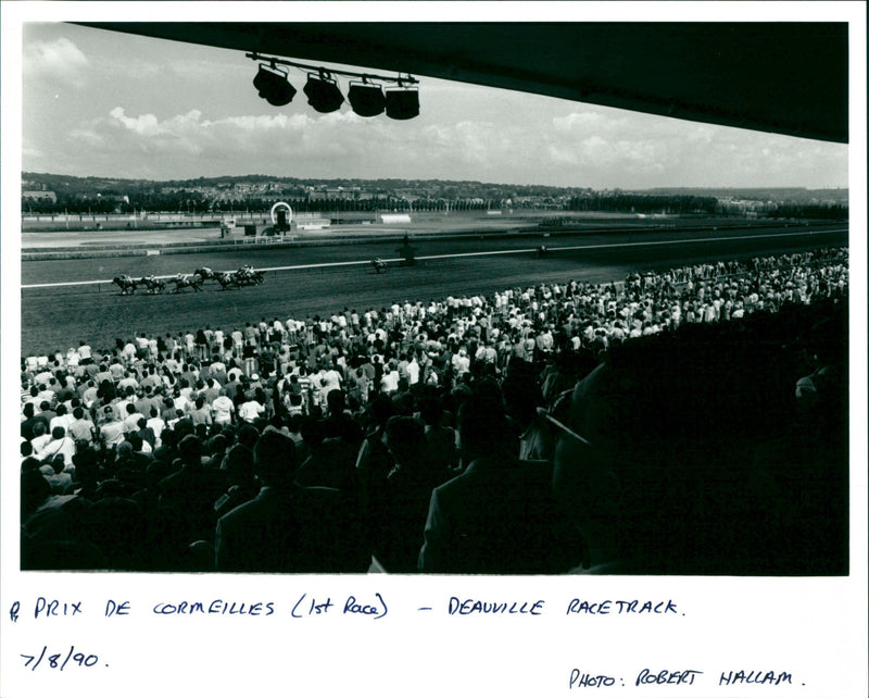 Deauville Racetrack - Vintage Photograph