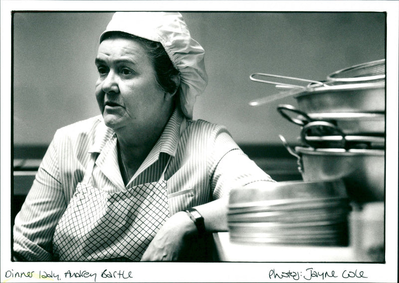 Dinner lady - Vintage Photograph