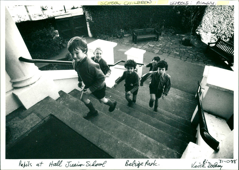 School Children - Vintage Photograph