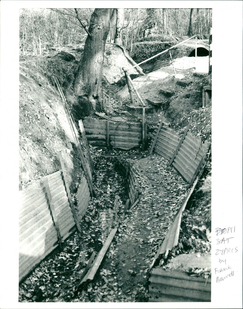 Trench - Vintage Photograph