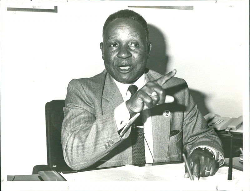 Kenneth Matiba - Vintage Photograph