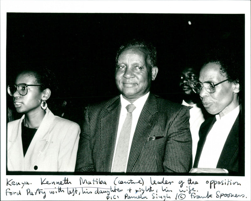 Kenneth Matiba - Vintage Photograph
