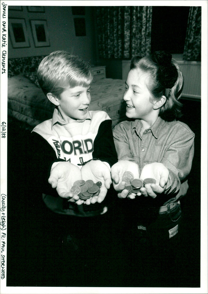 Childrens Savings - Vintage Photograph