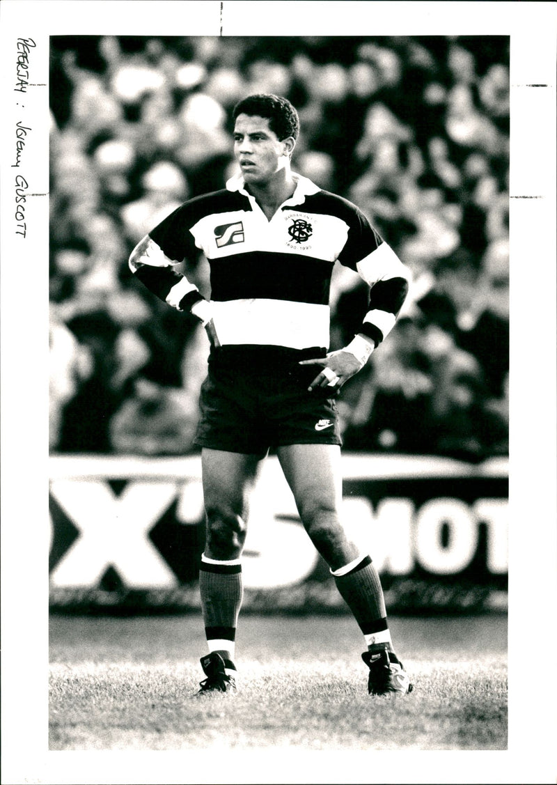 Jeremy Guscott, Rugby Player. - Vintage Photograph