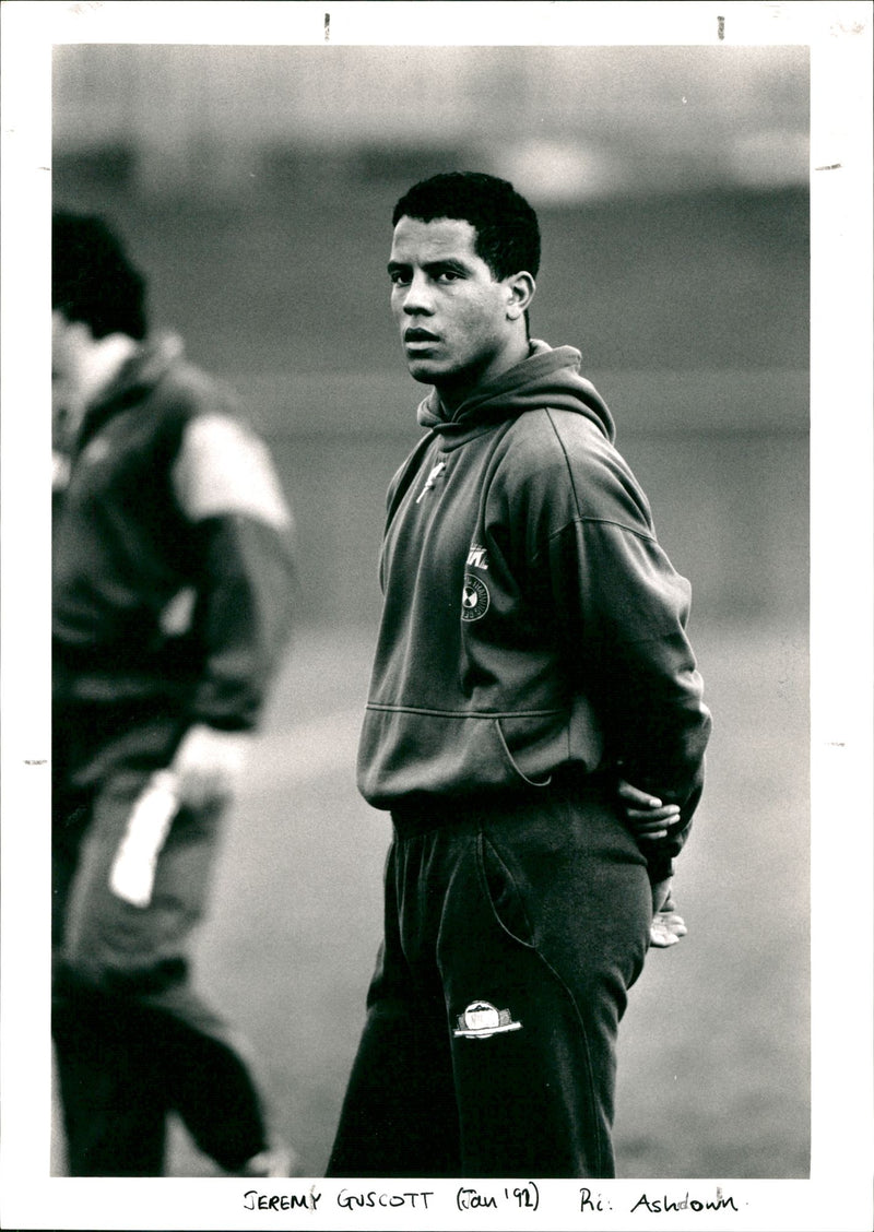 Jeremy Guscott, Rugby Player. - Vintage Photograph