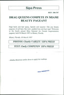 1997 NATIONAL BEAUTY PROGRESS BUT SPRAY PAGEANT MOKHA MIA PRESS - Vintage Photograph