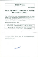 1997 NATIONAL BEAUTY PROGRESS BUT SPRAY HEALS PAGEANT MIA PRESS - Vintage Photograph