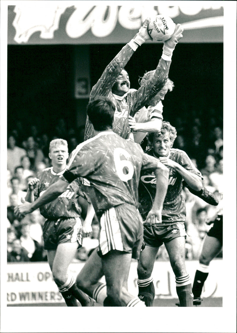 Bruce Grobbelaar, football. - Vintage Photograph