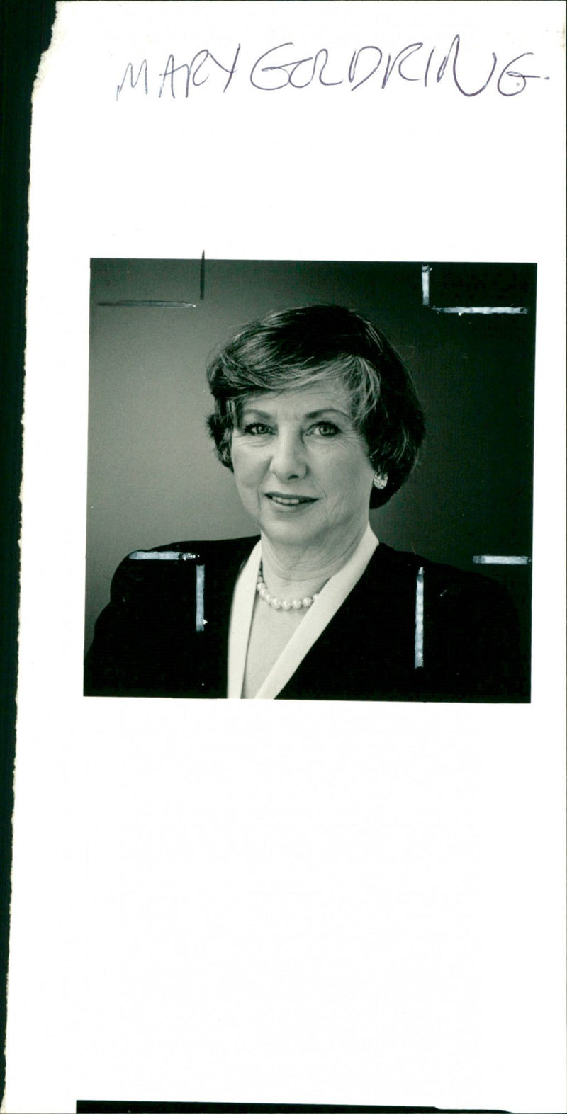 Mary Goldring - Vintage Photograph