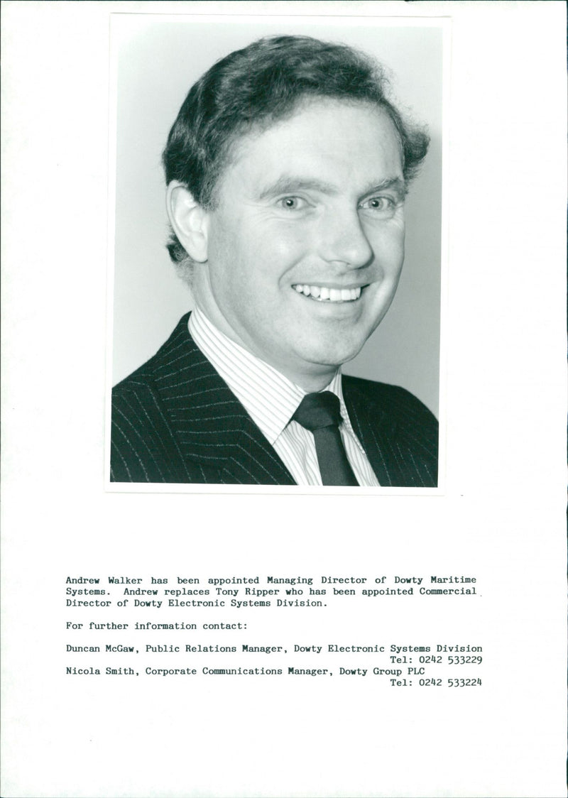 Andrew Walker - Vintage Photograph