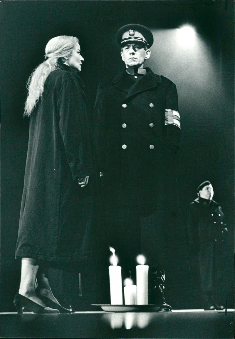 Sir Ian McKellen and Clare Higgins - Vintage Photograph