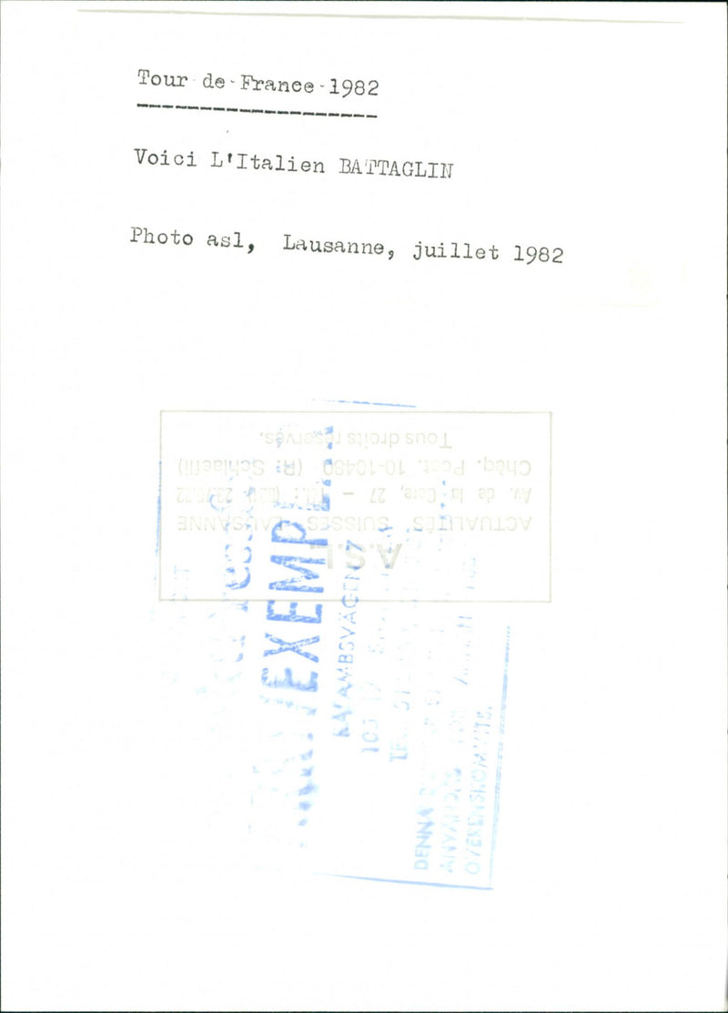 Giovanni Battaglin - Vintage Photograph