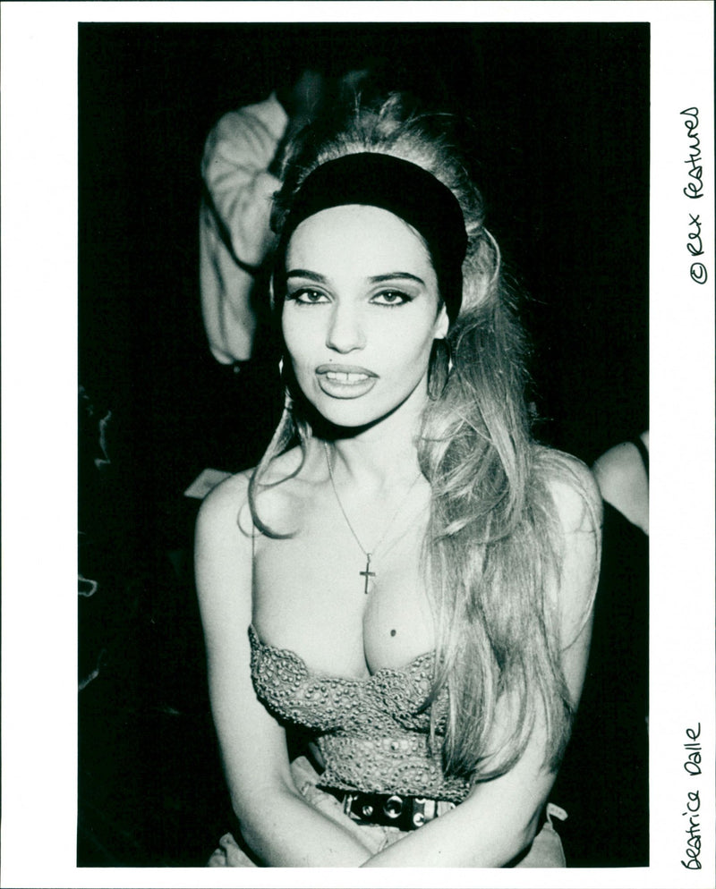 Beatrice Dalle - Vintage Photograph