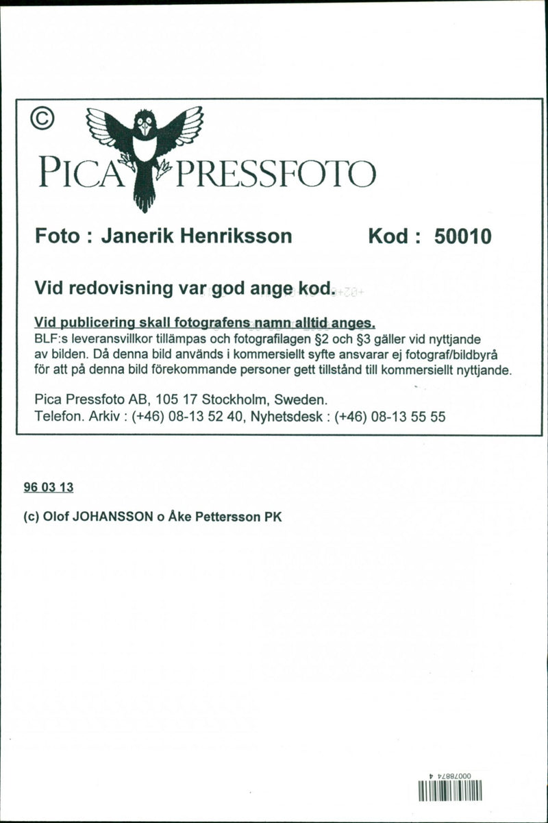 Olof Johansson, Politician - Vintage Photograph