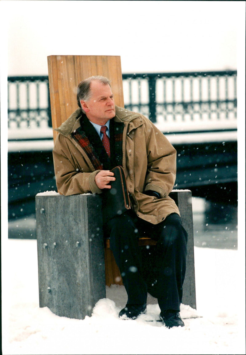 Olof Johansson, Politician - Vintage Photograph