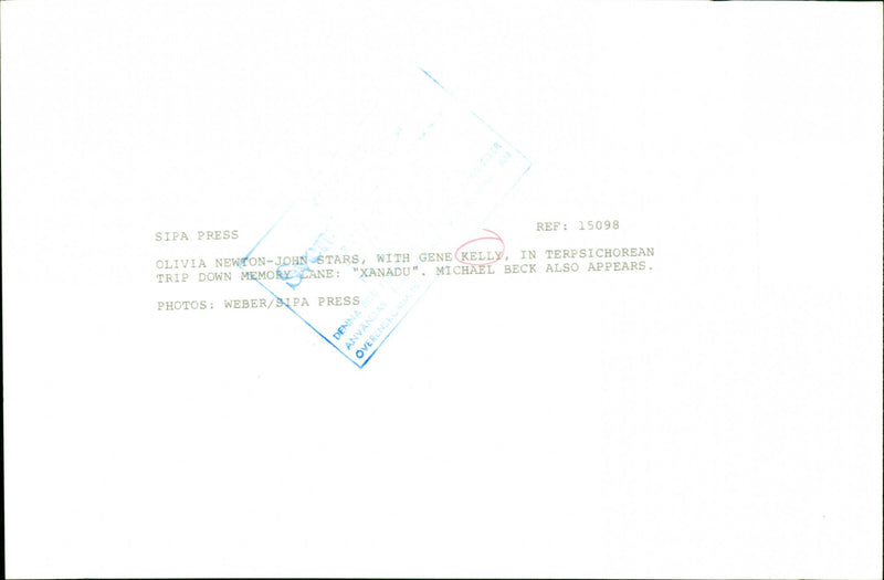 Gene Kelly in the musical "Xanadu" - Vintage Photograph