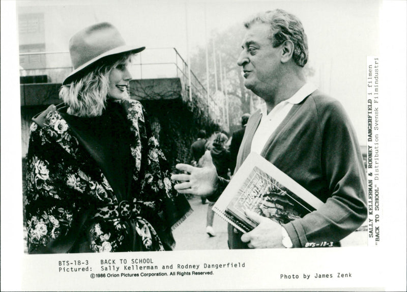 Sally Kellerman and Rodney Dangerfield. - Vintage Photograph