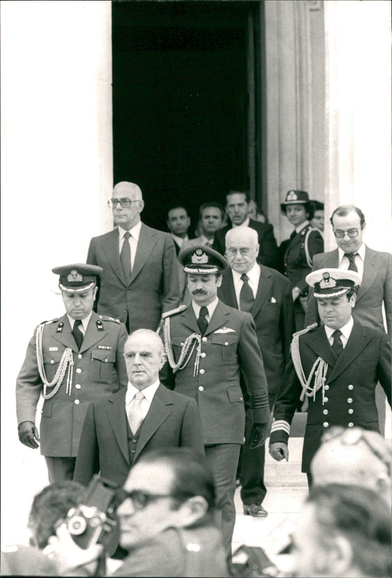Constantine Karamanlis. - Vintage Photograph