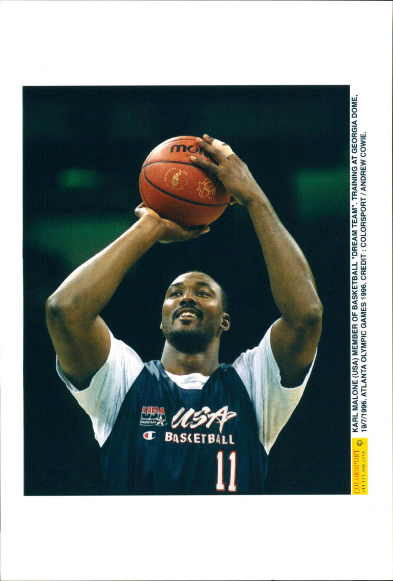 Karl Malone - Vintage Photograph