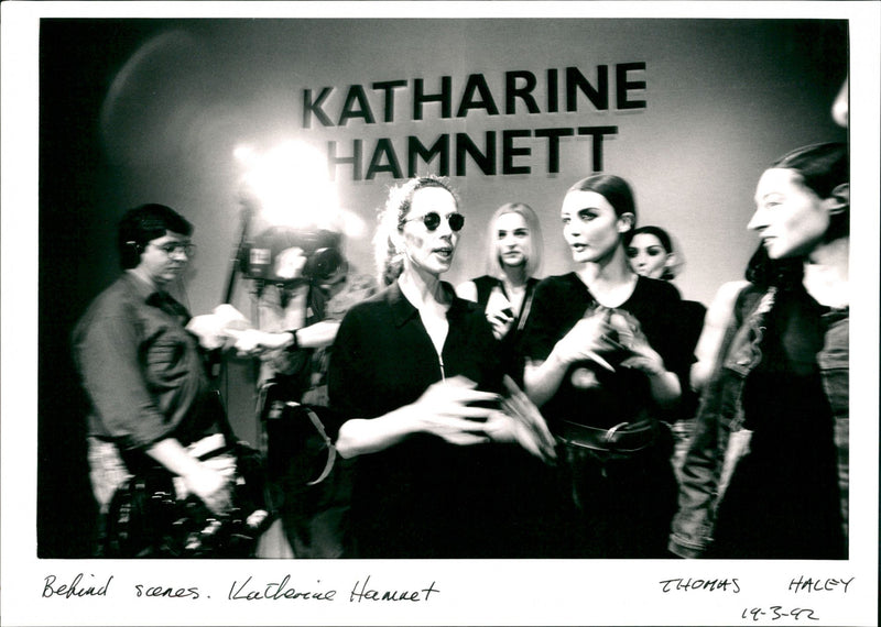 Katharine Hamnett - Vintage Photograph