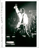 Johnny Hallyday in concert, Berlin, September 92, Rex fatures - Vintage Photograph