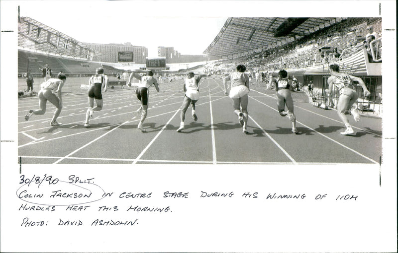 Colin Jackson - Vintage Photograph