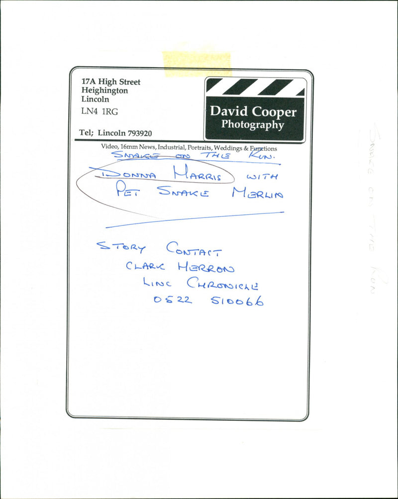 Donna Harris - Vintage Photograph