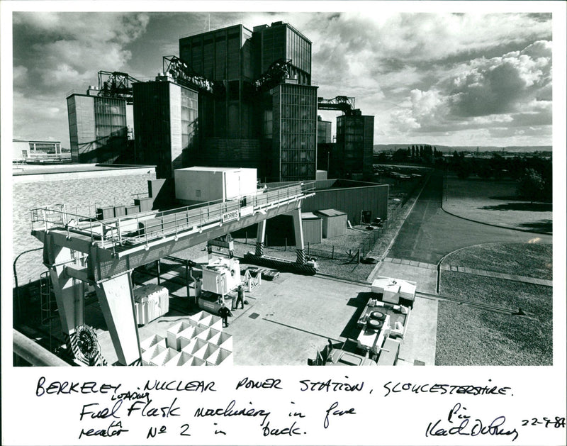 Berkeley Nuclear Power Station - Vintage Photograph
