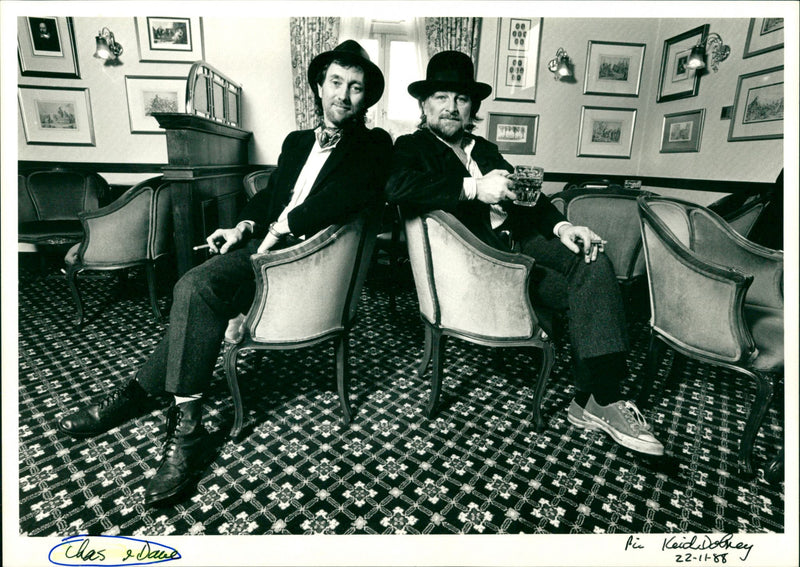 Chas and Dave - Vintage Photograph