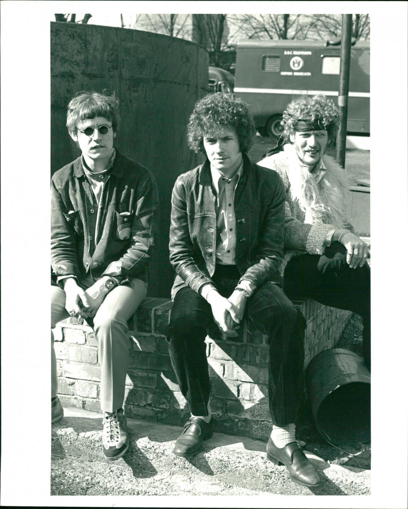 Jack Bruce, Eric Clapton and Ginger Baker - Vintage Photograph