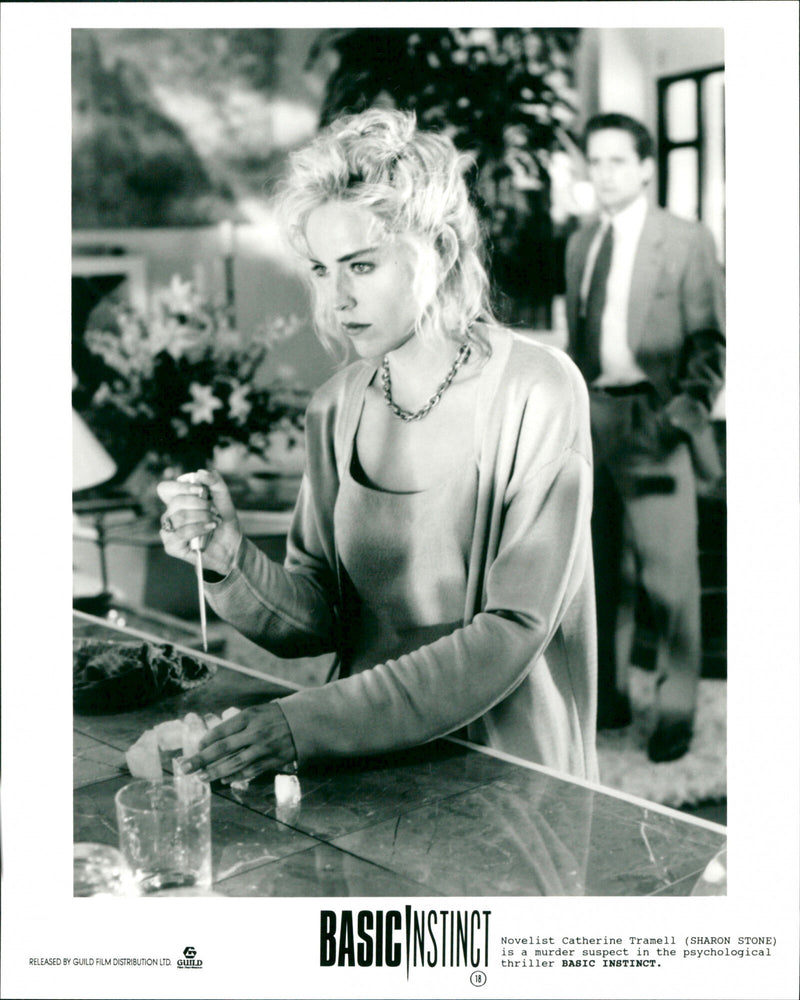 Sharon Stone in Basic Instinct - Vintage Photograph