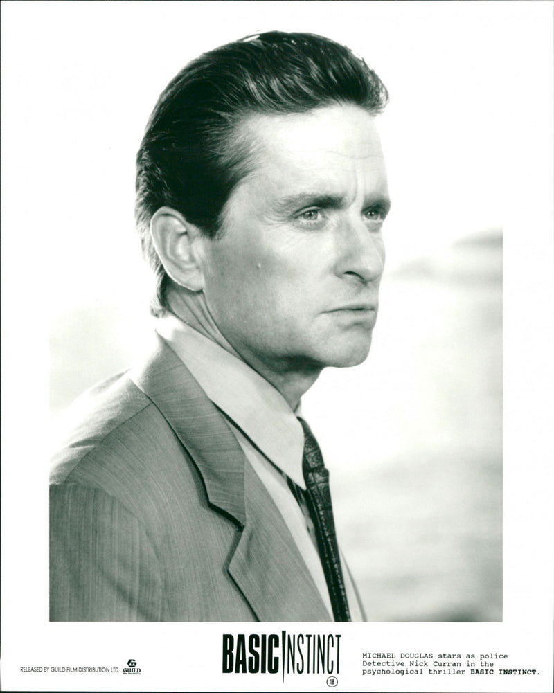 Michael Douglas in "Basic Instinct" - Vintage Photograph