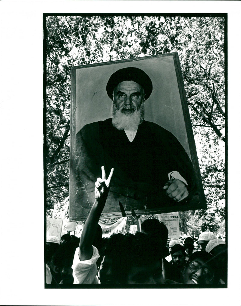 Salman Rushdie - Vintage Photograph