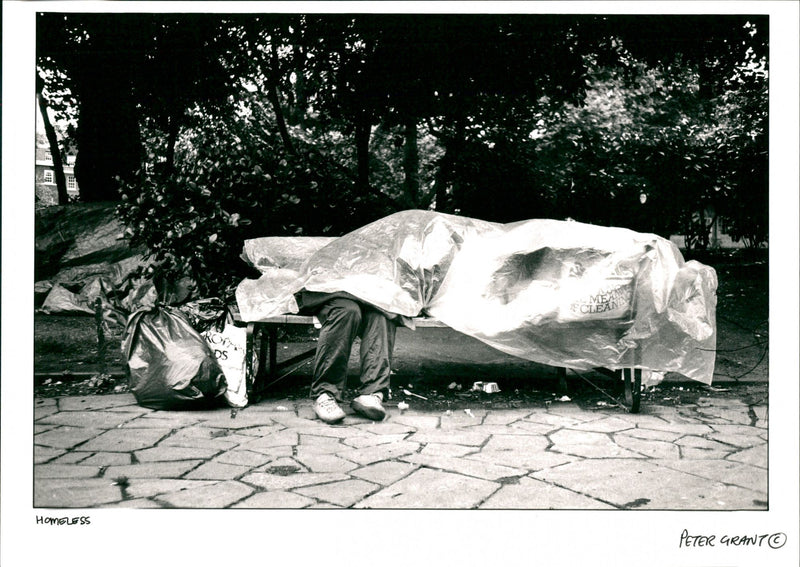 Homeless - Vintage Photograph