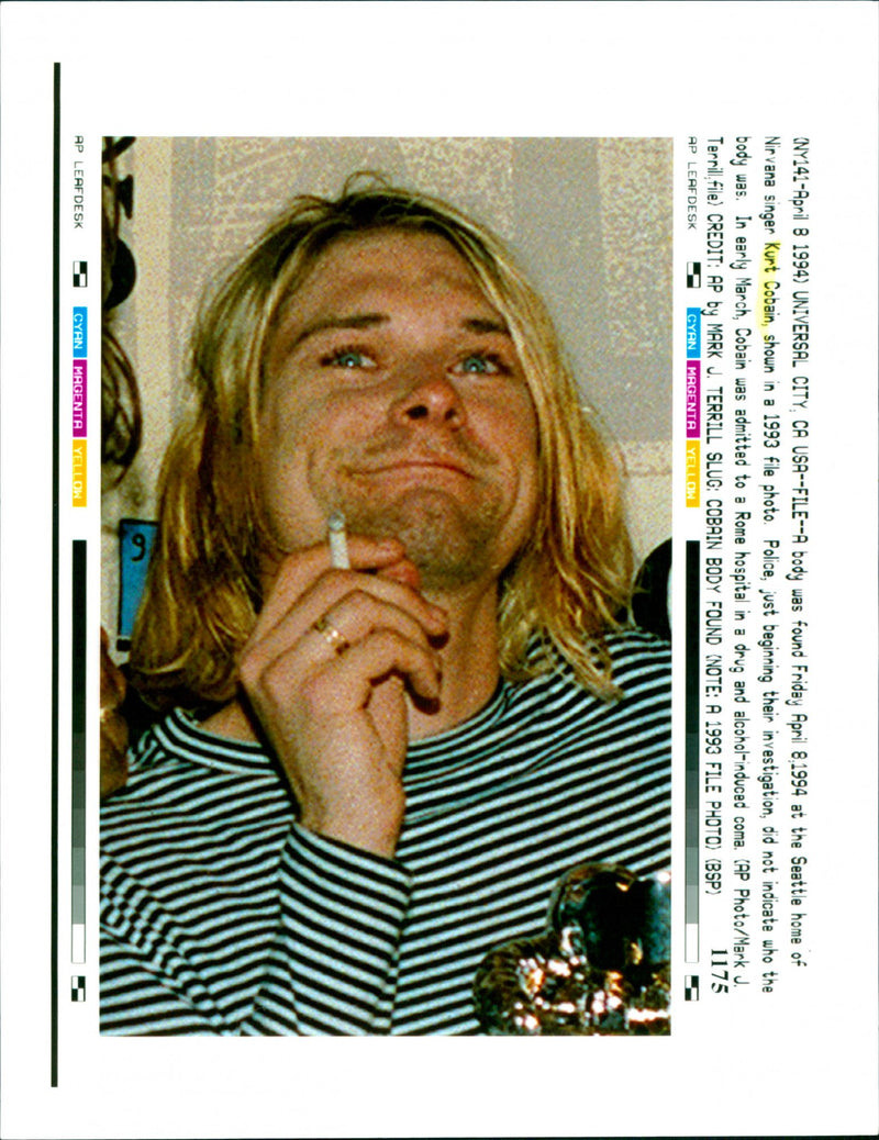 Kurt Cobain - Vintage Photograph