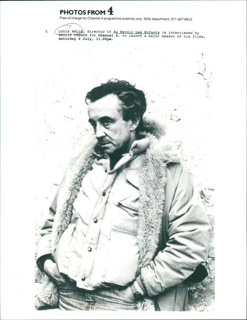 Louis Malle - Vintage Photograph