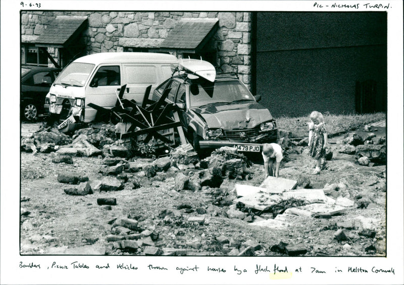 Flood - Vintage Photograph