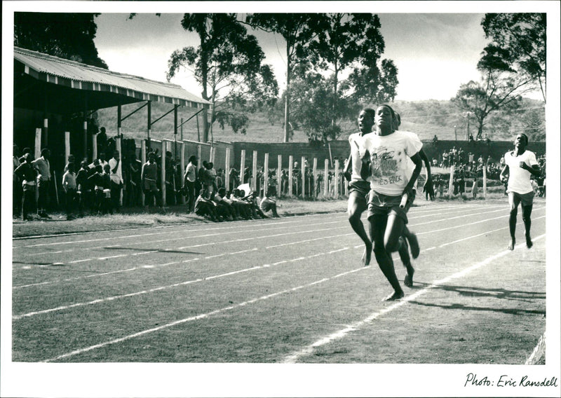 Kenyan Athletes - Vintage Photograph