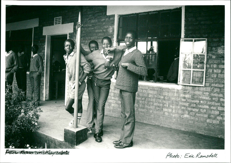 Kenyan Athletes - Vintage Photograph